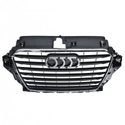 AUDI/AUDI A3PARRILLA AUDI A3 15-19 GRIS C/MOLD CROMO