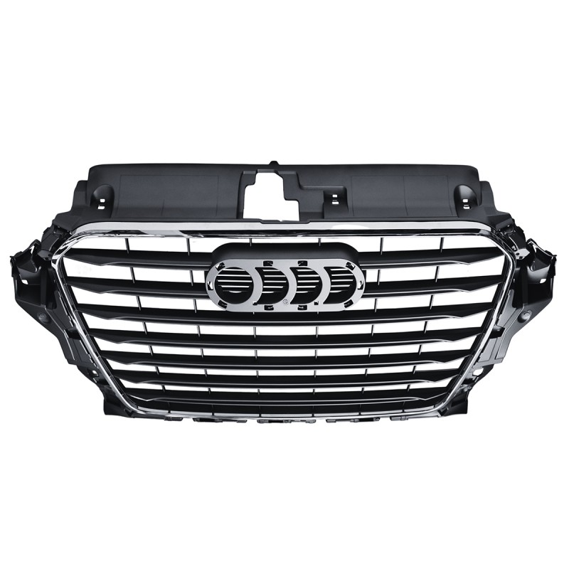 AUDI/AUDI A3PARRILLA AUDI A3 15-19 GRIS C/MOLD CROMO